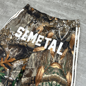 Streetwear personnalisé pantalons à jambes larges en nylon Designer pantalons décontractés à rayures fabricants camouflage pantalons de survêtement hommes baggy surdimensionnés - Product Image 4