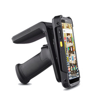 Scanner de codes-barres Android portable 5.5 pouces, lecteur UHF RFID, collecteur de données mobiles