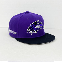 Cappelli da uomo Snapback classici in cotone Flat Bill a 5 pannelli con cappello Snapback impermeabili