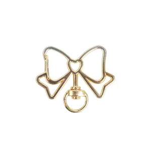 Best selling 2023 High quality stainless steel metal keychain Crown shaped rotating keychain Butterfly shaped rotating keychain