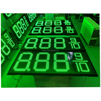 8.889/10 48 inci WIFI+RF Remote Kontrol Nirkabel Layar Harga Bensin Digital LED untuk SPBU Tampilan Harga LED
