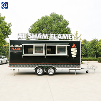 Remorque alimentaire entièrement équipée CAMPTRL avec cuisine complète, pour frites, glaces, café, vente ambulante en extérieur, camion de restauration mobile
