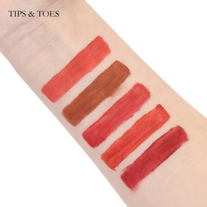 Maxfine <span class=keywords><strong>Set</strong></span> Lipstik Matte untuk Anak, <span class=keywords><strong>Set</strong></span> Lipstik Cair Matte Kualitas Tinggi 5 Potong untuk Anak - Product Image 4