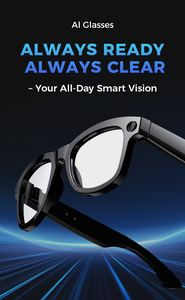M01 Gafas Inteligentes de Nueva Generación con Cámara de 500W, Video, Traducción por IA, Reconocimiento, Llamadas ChatGPT y Auriculares Vestibles - Product Image 3