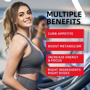 食欲抑制サプリメント卸売販売：食欲抑制、代謝促進、エネルギー＆集中力向上、ブラックファットバーナーカプセル - Product Image 2