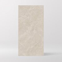 Carrelage en porcelaine poli émaillé 60x120cm beige crème veiné marbre, carrelage de sol en porcelaine haute brillance pour la maison et les espaces commerciaux