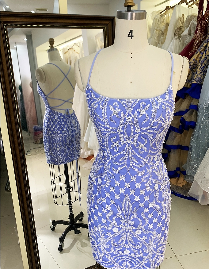 sachin and babi light blue dress What Are the Best Homecoming Dresses from Lucy in the Sky? main image 0