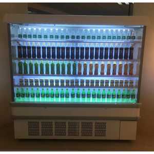 2M Supermarché Multideck Affichage Vertical <span class=keywords><strong>Réfrigérateur</strong></span> pour Fruits Légumes Ventilateur réglable à température unique Refroidisseur ouvert - Product Image 2