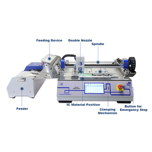 Machine de placement de composants SMT de bureau ZB3245T, machine de montage de composants <span class=keywords><strong>SMD</strong></span> à 2 têtes, haute précision, pour assemblage de circuits imprimés LED, machine de montage en surface SMT, machine de montage de puces - Product Image 3