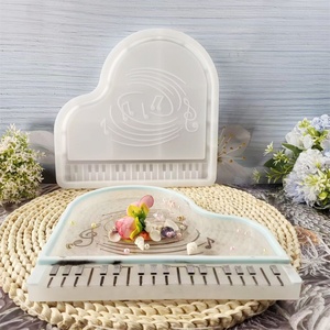 Handmade <b>Resin</b> Casting <b>Molds</b> <b>for</b> DIY Decorative Ornaments Ins Style <b>Silicone</b> Piano Tray <b>Mold</b> X0328 Cake Tools - Product Image 4