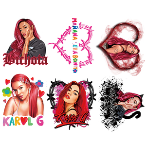 Diseños Personalizados <span class=keywords><strong>de</strong></span> <span class=keywords><strong>Karol</strong></span> <span class=keywords><strong>G</strong></span>, Transferencia <span class=keywords><strong>de</strong></span> Calor por Plastisol, Impresión por Transferencia <span class=keywords><strong>de</strong></span> Calor, Impresión DTF, Transferencias <span class=keywords><strong>de</strong></span> Calor para Camisetas - Product Image 1