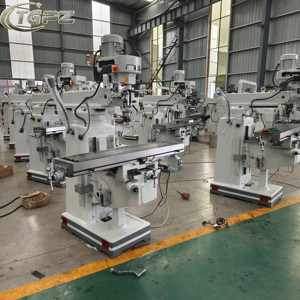 Fraiseuse à métaux 4H universelle manuelle à tourelle, fraiseuse verticale manuelle multifonctionnelle - Product Image 4