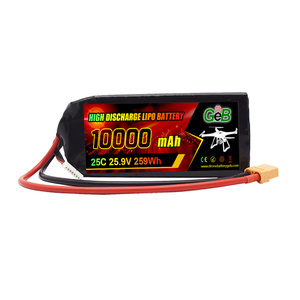 Fabrika Satışları <span class=keywords><strong>Lipo</strong></span> Pil 50C 74C 100C 3S 6S <span class=keywords><strong>11</strong></span>.<span class=keywords><strong>1V</strong></span> 22.2V Şarj Edilebilir Li-ion FPV XT60 rc oyuncak pil drone aksesuarları için - Product Image 3