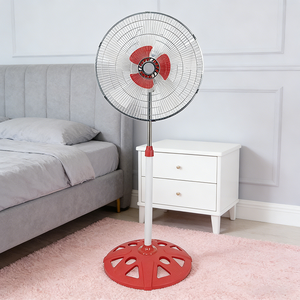 Ventilador de Pie de 18 Pulgadas, Alta Velocidad, 5 <span class=keywords><strong>Aspas</strong></span>, 45W, 110-240V, 3 Velocidades, Silencioso, para Hogar, Oficina, Taller - Product Image 1