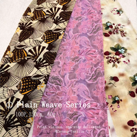 Tissu en crêpe de Chine uni beige à imprimé floral fraise, anti-plis, respirant et doux pour vêtements féminins - Meilleure vente