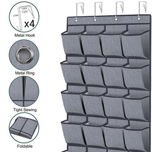 Bán buôn qua cửa treo lưu trữ giày 24 túi Giày tổ chức 1 gói - Product Image 4