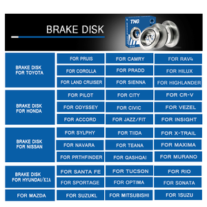 TNG Factory Auto Brake Parts Disques de frein de voiture pour CHERY OMODA 5 ARRIZO 5 GT PRO PLUS GX 8 ETOUR X70 PLUS DASHING EXEED LX VX - Product Image 2