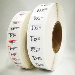 Nhà cung cấp tùy chỉnh quần áo tag Piggy trở lại giấy nhãn dán nhãn, Multilayer <span class=keywords><strong>piggyback</strong></span> nhãn dán nhãn cho hàng may mặc giá tag - Product Image 5