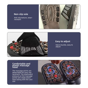 Sıcak satış Polka Dot japon tasarım sağlık akupunktur ayak masajı terlik döner akupunktur tek bakım konfor refahı için - Product Image 2