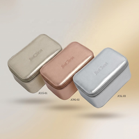 Étui de Maquillage Rigide de Luxe Léger en PU Métallisé Résistant à l'Eau avec Logo Personnalisé, Solution Cadeau GWP, Marque Premium 2026