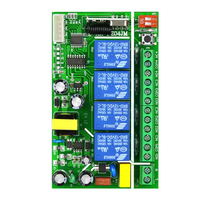 Motores Universales para Puertas de Garaje de 4 Canales, Interruptores de Control Remoto, Transmisor y Receptor de RF de 433 MHz, Relé de 433 MHz