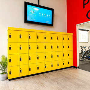 Phòng Tập Thể Dục <span class=keywords><strong>Locker</strong></span> Kim Loại Tủ Nhân Viên Quần Áo Lưu Trữ Tủ Tủ Tủ Nhân Viên Thép Tủ Quần Áo <span class=keywords><strong>Locker</strong></span> Với Khóa Điện Tử - Product Image 2