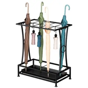 Wholesales Umbrella Holder Indoor Rack Metal Rain Gear Storage Creative Umbrella Display Stand Rack