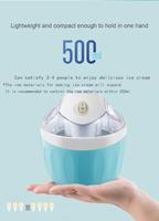 Petite machine à crème glacée électrique automatique Mini sorbetière aux fruits pour la maison Machine à crème glacée douce faite maison DIY pour enfants