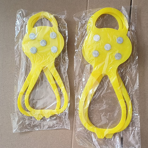 Crampons à glace de taille adulte pour enfants, crampons antidérapants, crampons en acier à 5 crampons pour glace et neige, crampons de traction pour chaussures et bottes - Product Image 6