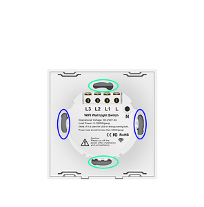 مفتاح ذكي TUYA <span class=keywords><strong>WiFi</strong></span> بمفتاح ذكي EU Tuya يعمل باللمس 1 2 3 4 Gang بدون شبكة <span class=keywords><strong>WiFi</strong></span> محايدة RF433 AC 1.3 V يعمل مع منزل Alexa Google - Product Image 5
