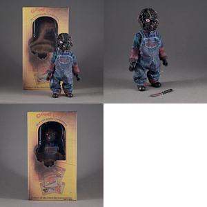 Muñeco Demonio de Child's Play, Figura Neca de Edición Limitada, Versión de Tela Quemada, <span class=keywords><strong>Chucky</strong></span>, Mercancía de Anime, Adorno, Juguete, Regalo - Product Image 6