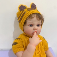 Nouveau produit poupée bébé Reborn 24 pouces/60cm qui a l'air réel fille énorme poupée bébé Reborn à collectionner