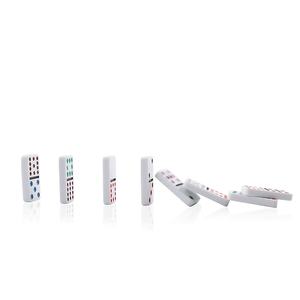 Commercio all'ingrosso professionale doppio 12 domino treno messicano 91 piastrelle domino gioco in alluminio scatola da trasporto per divertente gioco da tavolo - Product Image 4