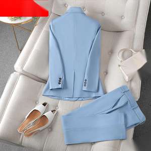 <span class=keywords><strong>Traje</strong></span> Profesional de Manga Larga con Pantalones, Tallas S-4XL, Conjunto <span class=keywords><strong>Formal</strong></span> <span class=keywords><strong>para</strong></span> Entrevistas, Ventas y Trabajo - Product Image 6