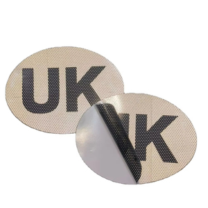 178*178mm riflettenti <span class=keywords><strong>vedere</strong></span> attraverso le piastre <span class=keywords><strong>L</strong></span>/P/UK Micro-perforato adesivo per auto per il Driver del Regno Unito 13 anni <span class=keywords><strong>di</strong></span> fabbrica può personalizzare N/R - Product Image 5