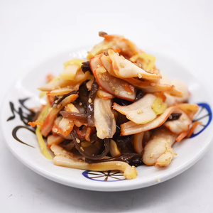 Vente directe usine OEM&ODM – Salade <span class=keywords><strong>de</strong></span> calmar japonaise délicieuse Chuka Ika Sansai assaisonnée, faible en sel, emballée sous vide - Product Image 4