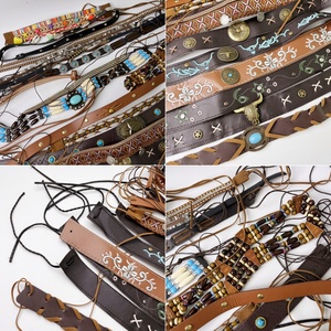 Cinturones <span class=keywords><strong>de</strong></span> <span class=keywords><strong>Cuero</strong></span> Tradicionales Rurales Clásicos Rewin, Hechos a Mano, Étnicos, para Hombre, Bandas <span class=keywords><strong>de</strong></span> <span class=keywords><strong>Sombrero</strong></span> Occidentales, Bandas <span class=keywords><strong>de</strong></span> <span class=keywords><strong>Sombrero</strong></span> Turquesas, <span class=keywords><strong>Sombrero</strong></span> <span class=keywords><strong>de</strong></span> <span class=keywords><strong>Vaquero</strong></span> con Plumas - Product Image 3