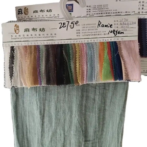Nuovo stile cinese tinto in stile ramietto per abbigliamento estivo vestito da ramiè tessuto tessuto più sottile canapa 108gsm - Product Image 6