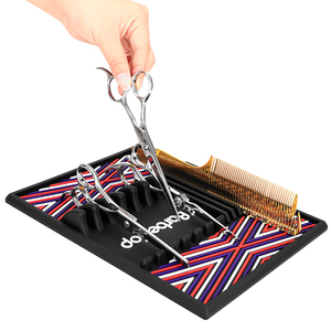 Tapis en silicone résistant à la chaleur pour organiser les outils <span class=keywords><strong>de</strong></span> coiffure, tapis organisateur d'outils <span class=keywords><strong>de</strong></span> barbier - Product Image 3