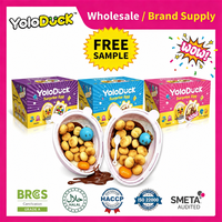 Yoloduck Halal Certified Formulation Cool and Dry Place Chocolate Candy Ball Chocolate Candy Bulk