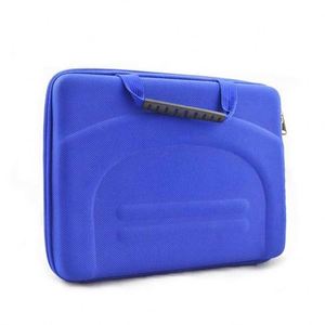 Blue 12-17 Inch Laptop Sleeve with Durable EVA Case Cover Portable Business Handbag Hot Sell with Handle and Crossbody Style - Product Image 1
