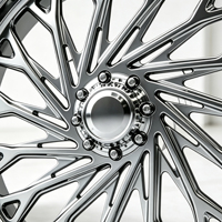 Jantes en alliage d'aluminium poli 20 22 24 26 pouces 6x114.3 120 compatibles avec les voitures Ford Land Rover Dodge, jantes neuves