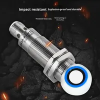 Sensor de Medición de Distancia Ultrasónico de Alta Precisión de Nivel Milimétrico para Ángulos Pequeños y Áreas Ciegas, Protección IP67, Resistente