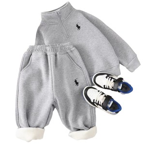 Groothandel Kinderen Plus Sweater Winter Dik Warm 2-delig Set Sportpak - Product Image 5