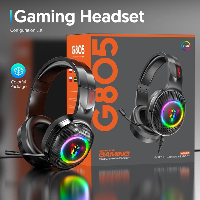 Stereo Gaming Headset for PS4 PC Xbox Noise Cancelling Over Ear Headphone with Mic