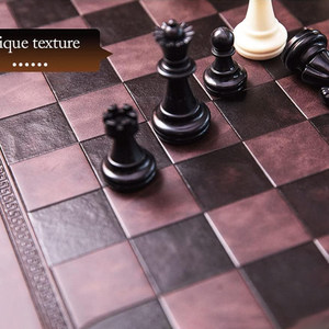 YY Factory PU Leather Travel <strong>Chess</strong> <strong>Sets</strong> for Adults Roll-Up <strong>Chess</strong> <strong>Games</strong> Portable <strong>Chess</strong> <strong>Sets</strong> for Outdoors - Product Image 5