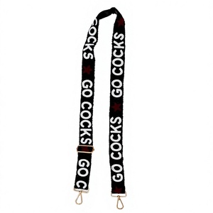 สายคล้องคอไนลอนพิมพ์ลาย Go Cocks พร้อมตะขอโลหะ สายปรับระดับได้ แฟชั่นทันสมัย - Product Image 1