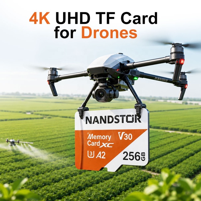 Custom Logo Bulk Wholesale TF Memory Card High Speed U3 A2 32GB 64GB 128GB 256GB 512GB Mini SD TF Card for Dash Cam and Drone