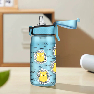 SilverJet Kids Tritan Water <b>Bottle</b> 14oz <b>Straw</b> Type Bpa Free Eco Friendly For School Gym Outdoor Sport Camping Hiking Car - Product Image 1