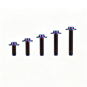 Farbige M6*6/8/10/12/15/20/25/30/35/40/45/50 Motorrad-Torx-Schrauben aus Titan, Klasse 5 - Product Image 3